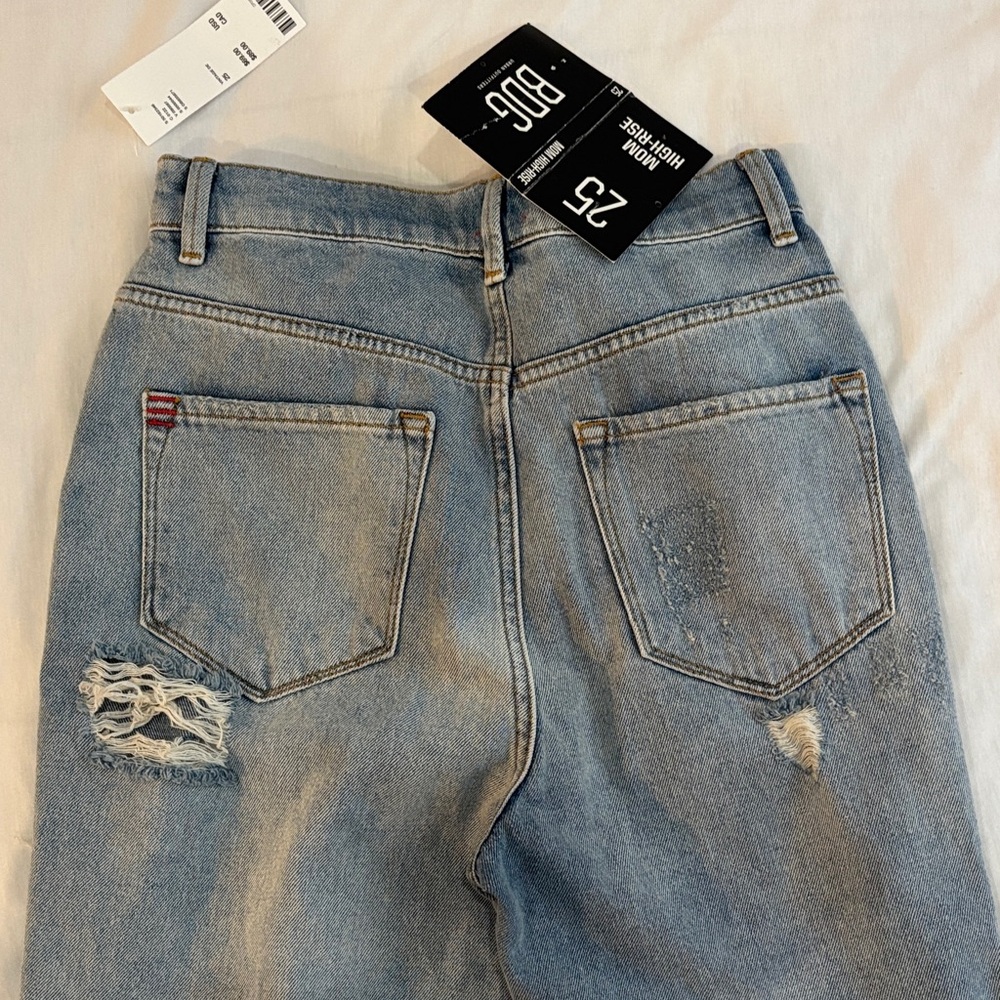 High Rise Distressed Mom Jeans - Picture 8 of 8